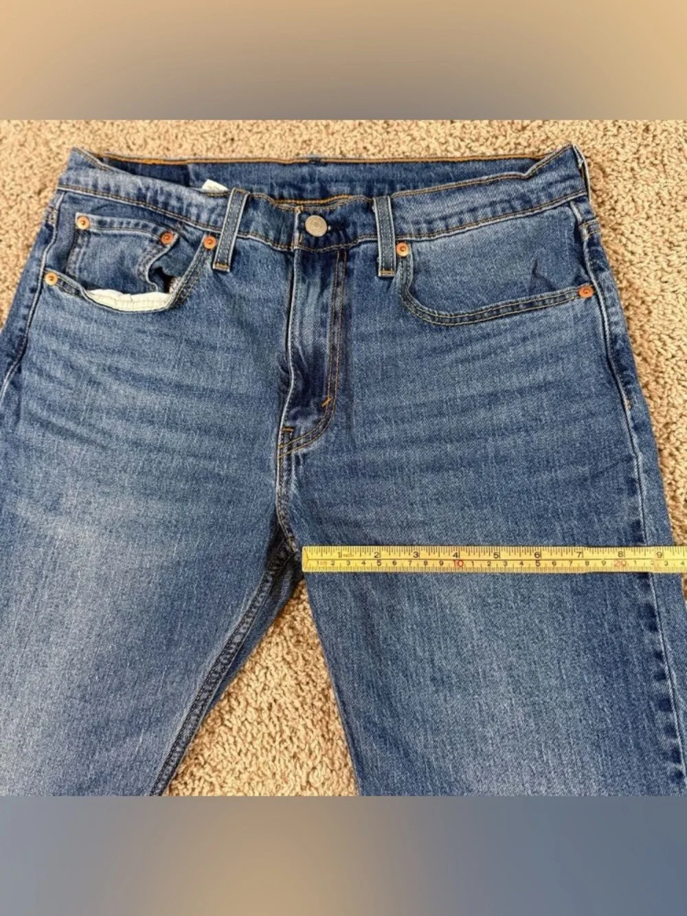 GAP Men's Straight-Leg Indigo Jeans
